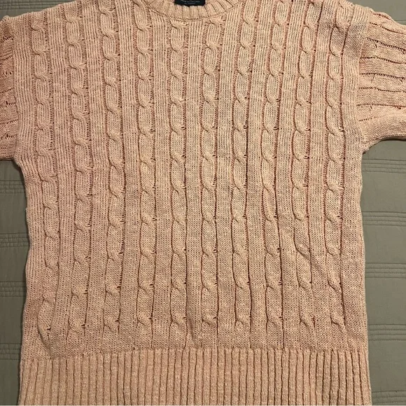 Allen Solly Men's Crewneck Sweater - Light Peach - Picture 4 of 6